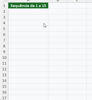 numeros seguidos no excel sequencia de numeros no excel