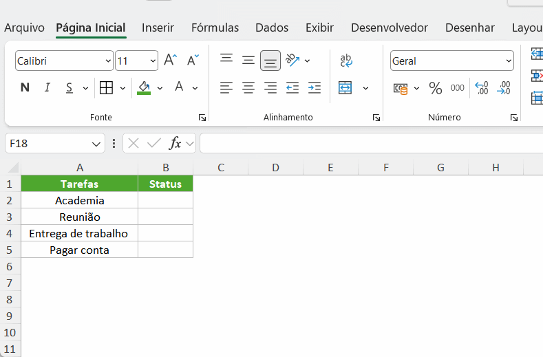 Como Colocar Opções de Escolha no Excel
