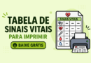 Modelos de Tabela de Sinais Vitais para Imprimir - Baixe Grátis