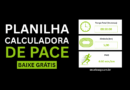 Planilha para calcular pace