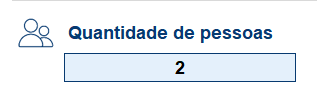 Quantidade de pessoas considerada no cálculo de BTUs