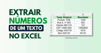 Como Extrair Número de Texto no Excel usando o VBA
